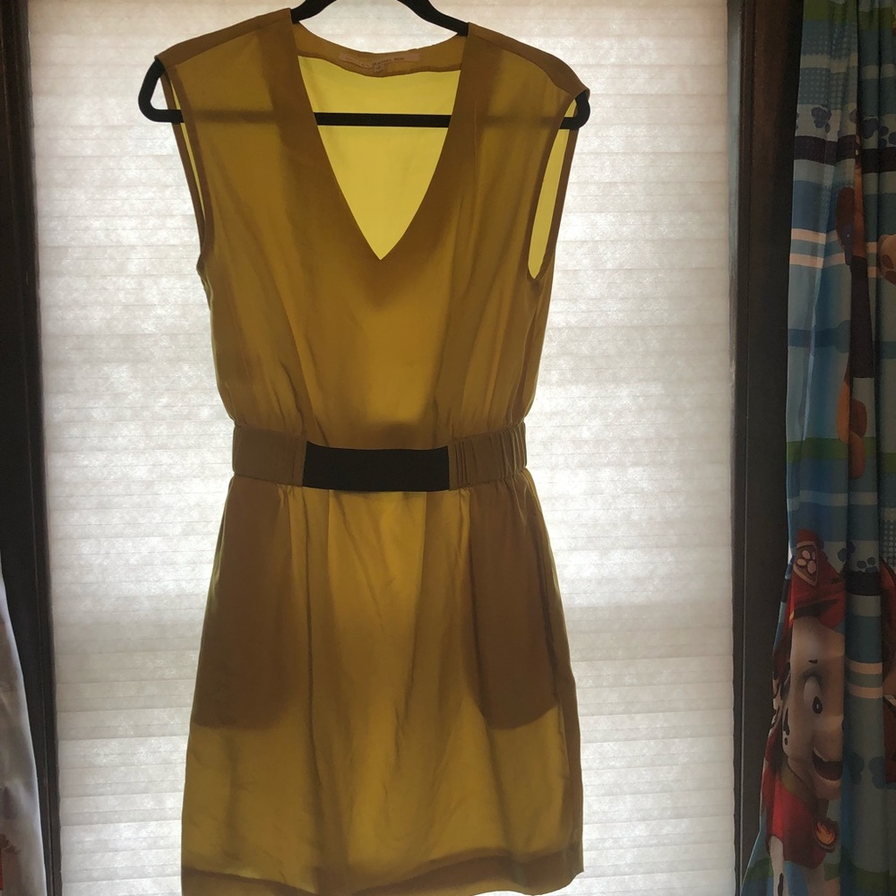 Rachel‎ Roy Sheath Dress Lime/Yellow